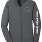 Notre Dame Soccer Fleece Full-Zip Jacket (Ladies) gray