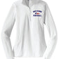 Sport Tek 1/4 Zip Pullover (Ladies) white