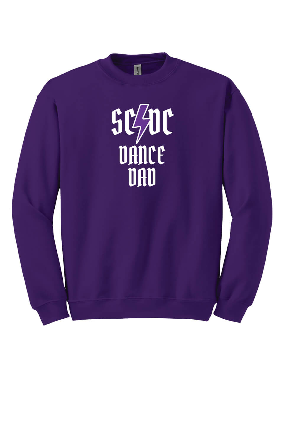 SCDC Dad Crewneck Sweatshirt purple