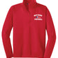 Sport Tek 1/4 Zip Pullover (Unisex) red