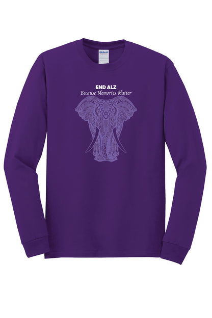 Memories Matter Elephant Long Sleeve T-Shirt