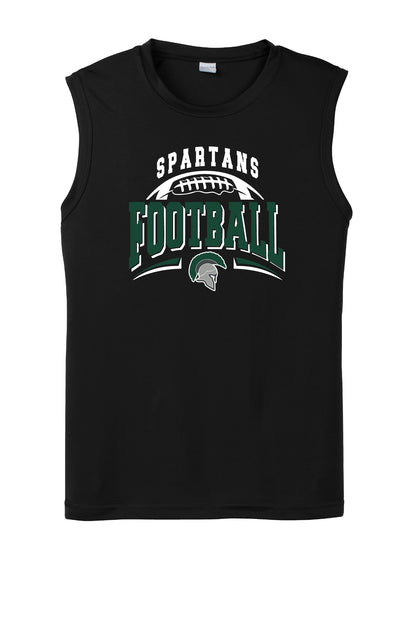 Spartans  Football Mens Competitor Tank