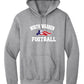 North Warren Patriots Football Hoodie (Youth) gray