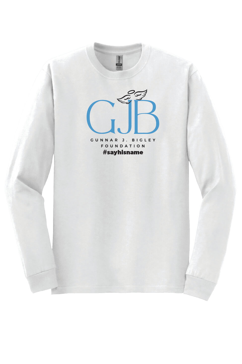 Long Sleeve T-Shirt (Youth) - Word Art II white front