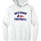 North Warren Patriots Football Hoodie white