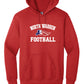 North Warren Patriots Football Hoodie red