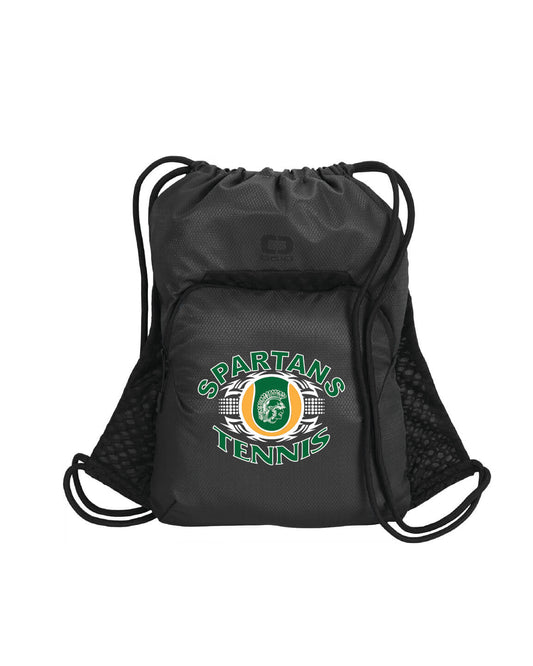 Zippered Pocket Cinch Pack Spartans