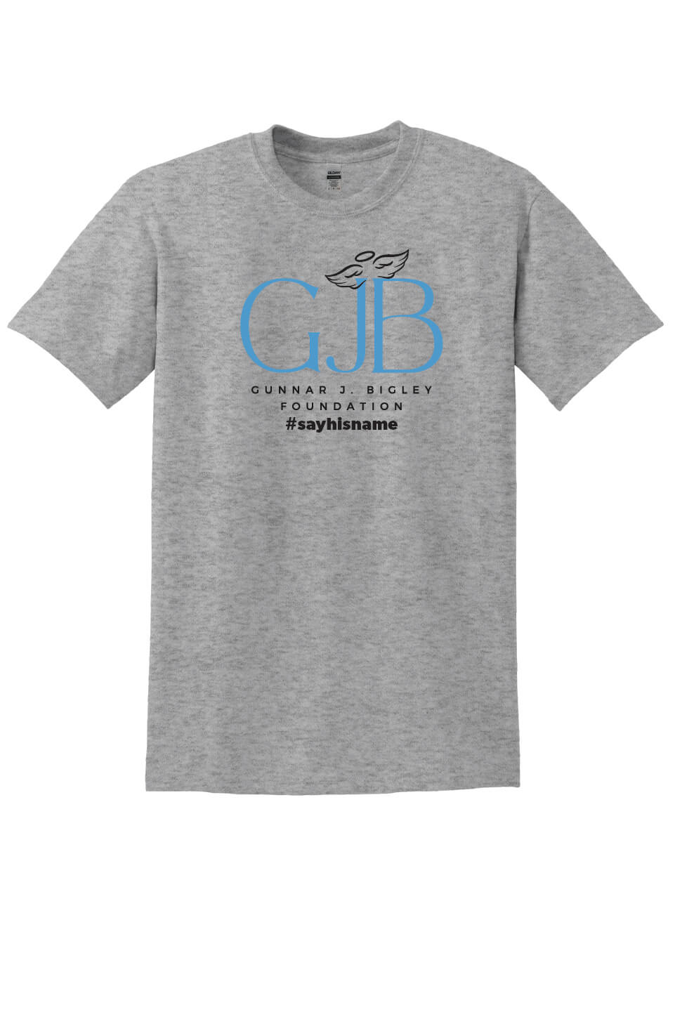 Short Sleeve T-Shirt - Word Art II gray front