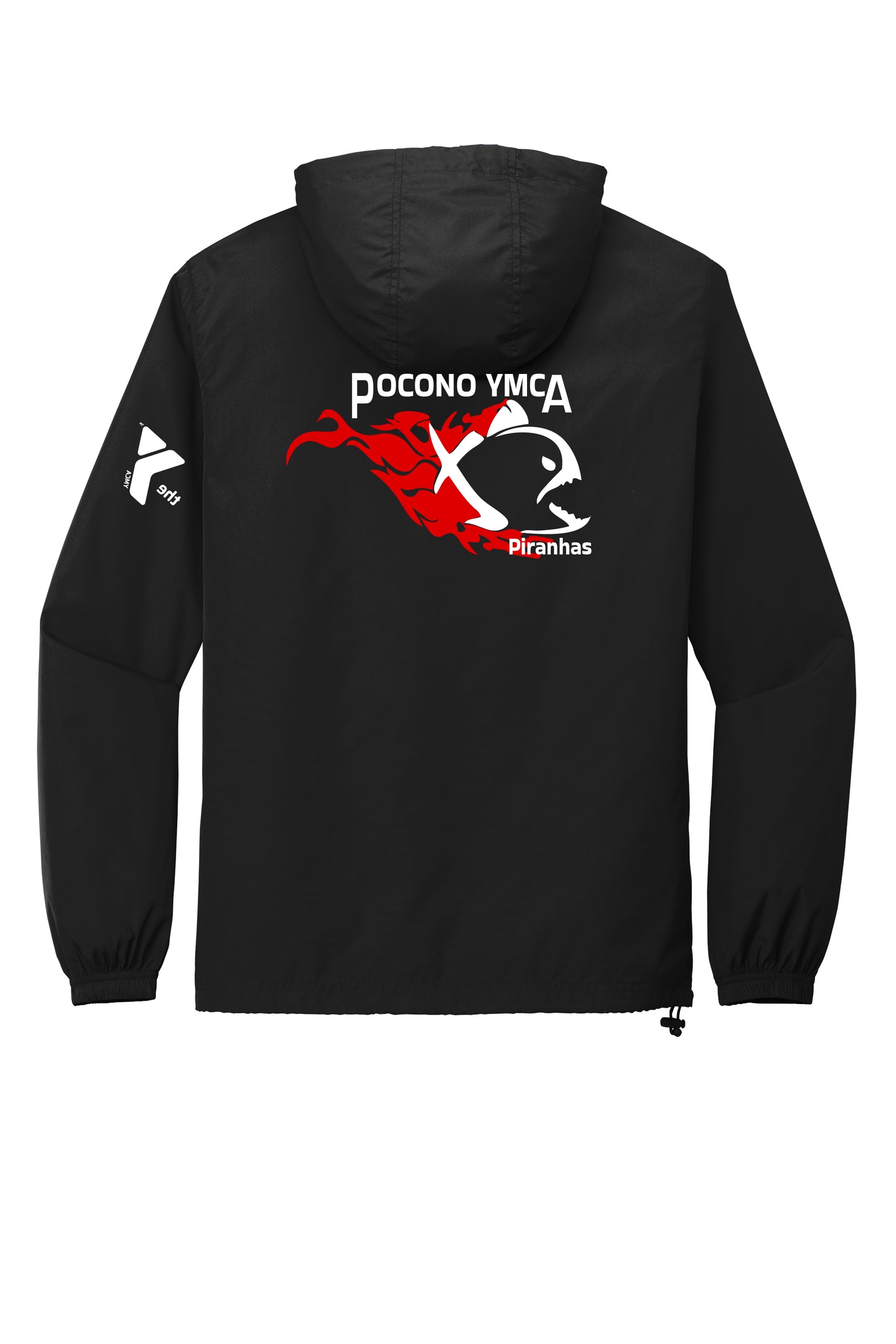 Pocono YMCA Piranhas Windbreaker (Adult sizes only)