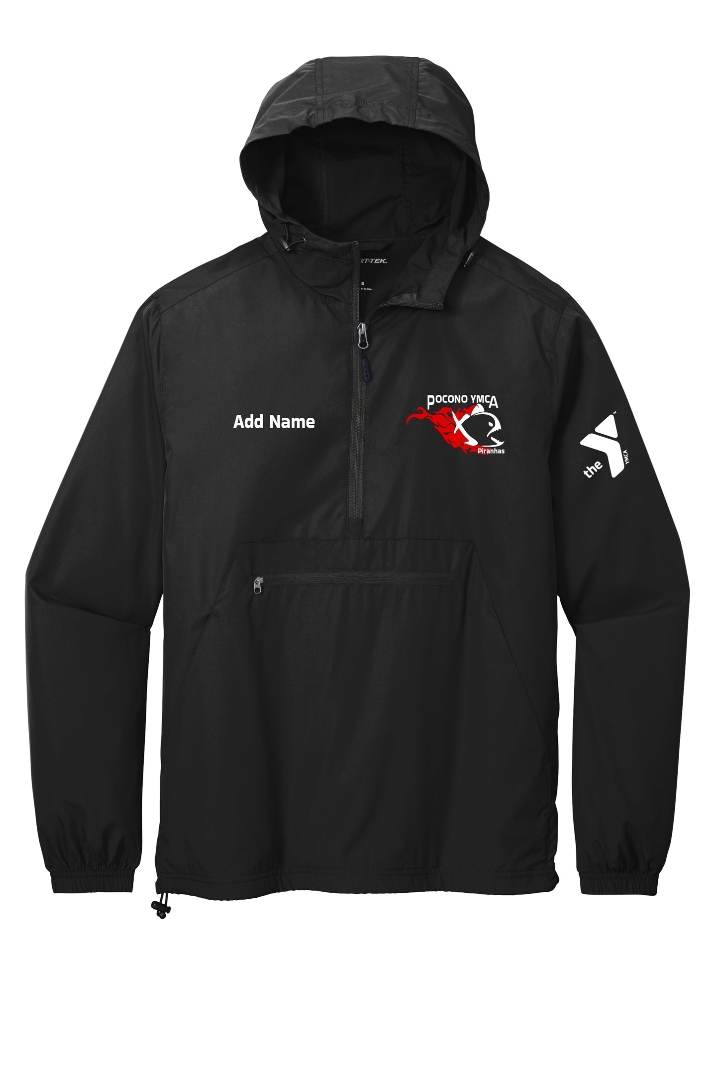 Pocono YMCA Piranhas Windbreaker (Adult sizes only)