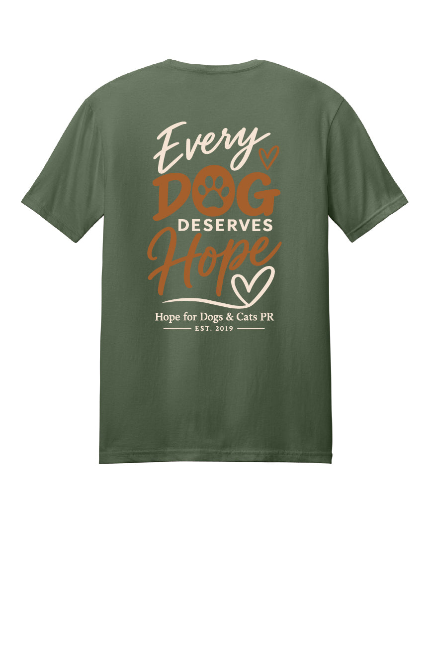 Every Dog Deserves Hope Short Sleeve T-Shirt