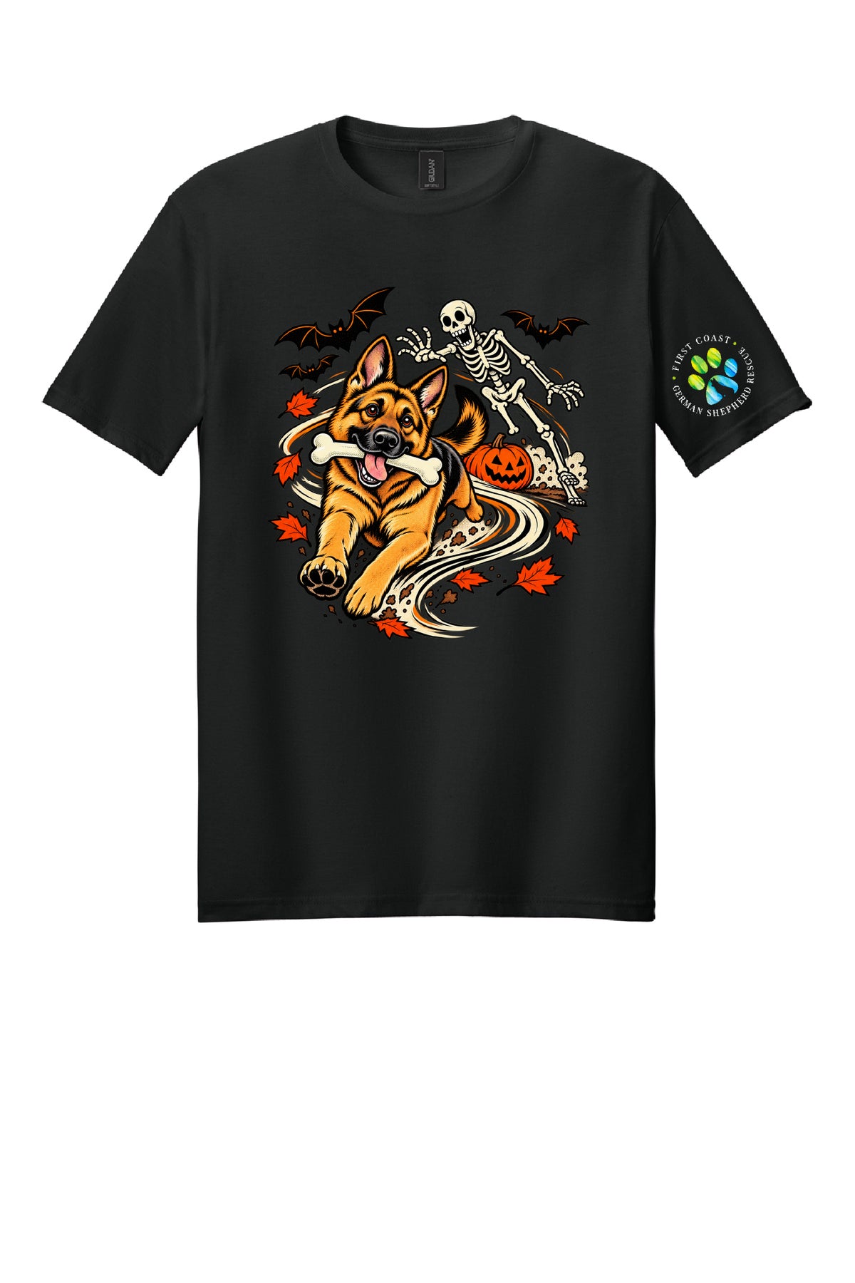Dog with a Bone  Short Sleeve T-Shirt