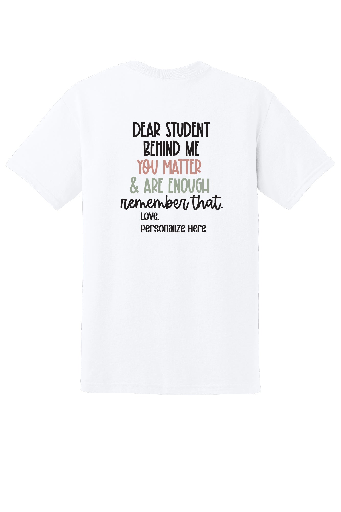 Person Behind Me Short Sleeve T-shirt (Youth)