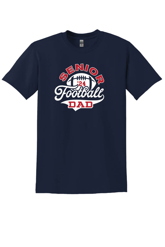 Senior Football Dad Short Sleeve T-shirt