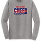 Patriots Cheerleader Long Sleeve T-Shirt (Youth) gray