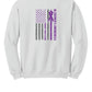 Memories Matter Flag Back Crewneck Sweatshirt