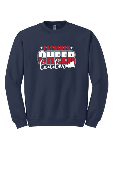 Patriots Cheerleader Crewneck Sweatshirt navy