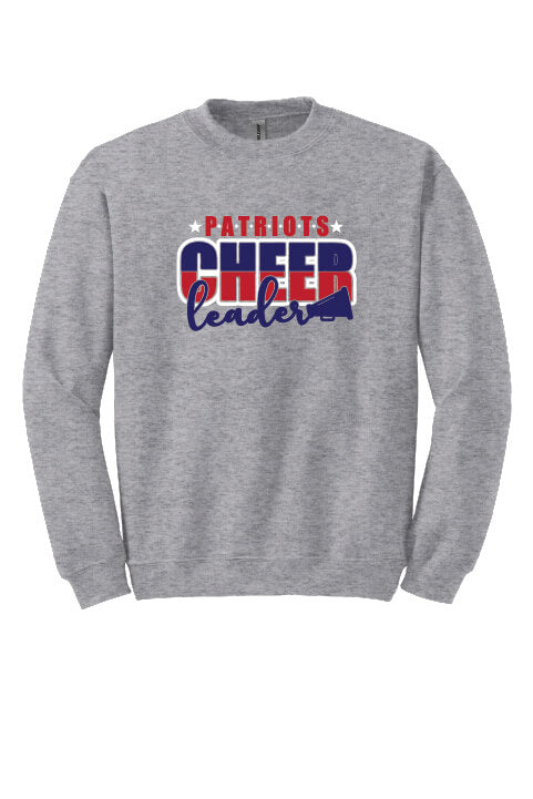 Patriots Cheerleader Crewneck Sweatshirt (Youth) gray