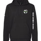 Notre Dame Soccer Fleece Hooded Sweatshirt black front