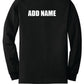 Notre Dame Baseball Long Sleeve T-Shirt (Youth) black, back