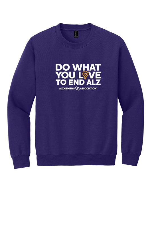 Do What You Love to End ALZ II Crewneck Sweatshirt