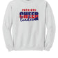 Patriots Cheerleader Crewneck Sweatshirt white