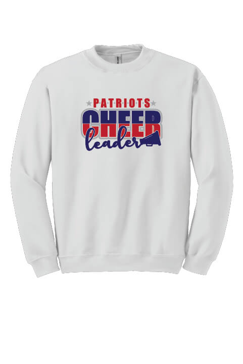 Patriots Cheerleader Crewneck Sweatshirt white