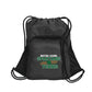 Zippered Pocket Cinch Pack Notre Dame