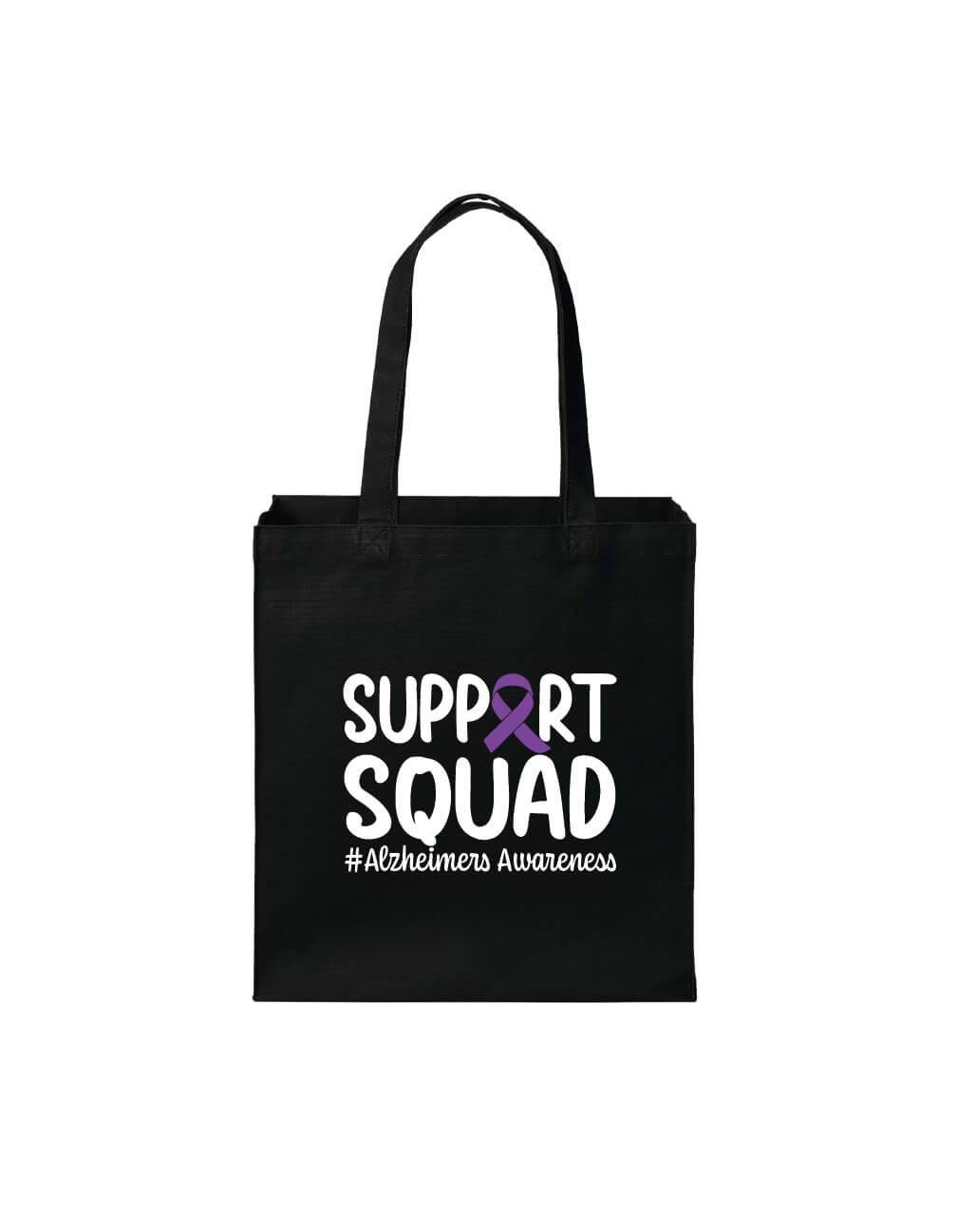Port Authority Over-The-Shoulder Tote black Support Squad