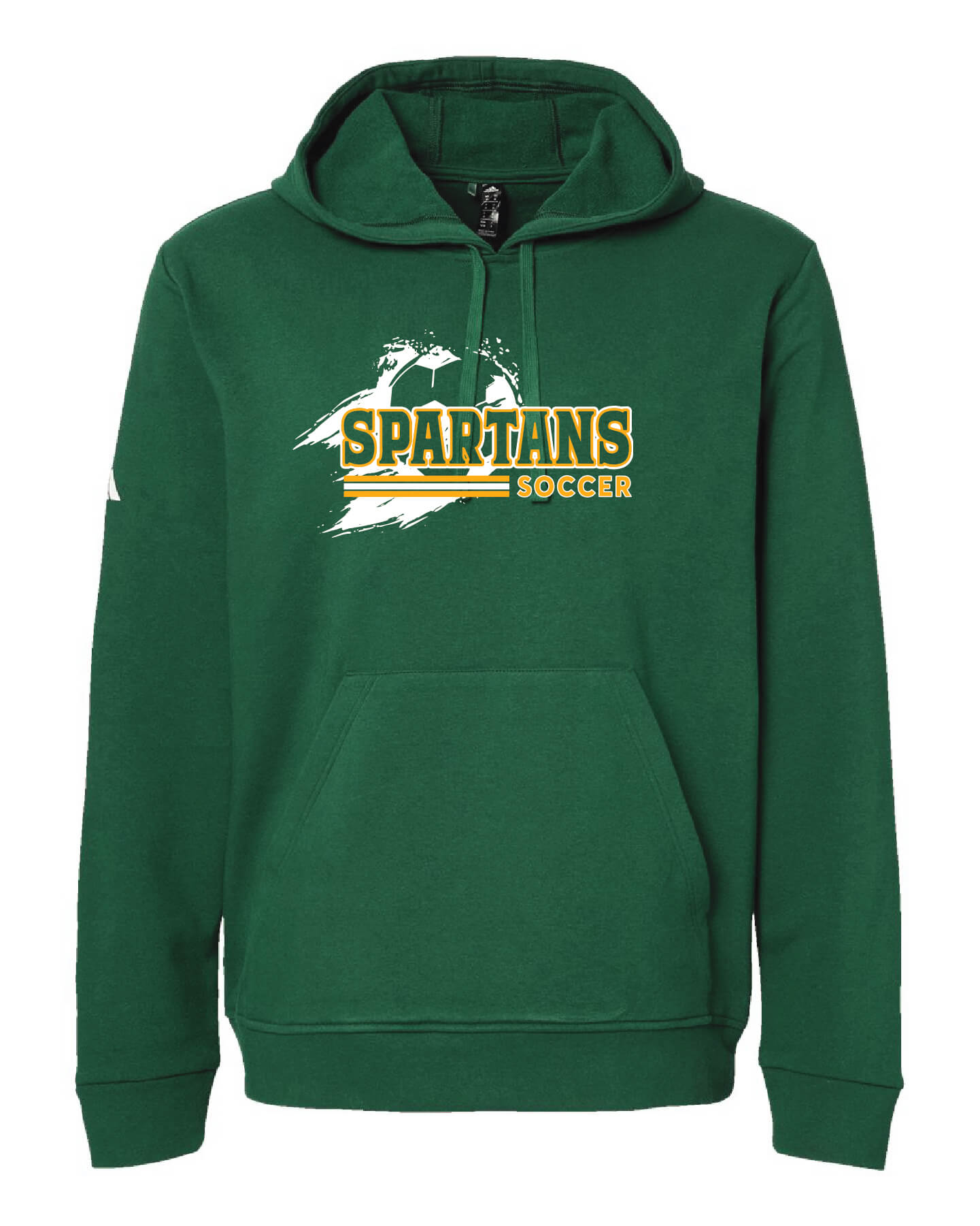 Spartans Fleece Hooded Sweatshirt green front