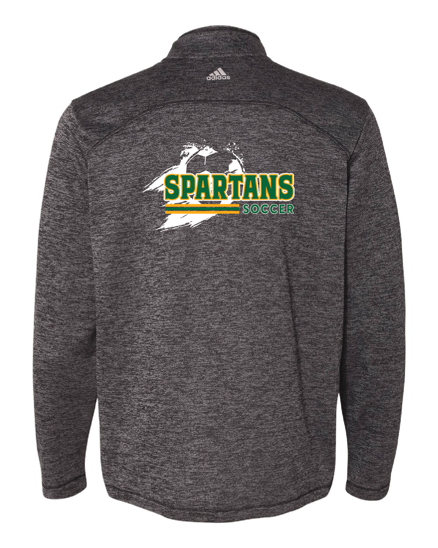 Spartans Adidas Heathered Quarter Zip Pullover (Unisex)