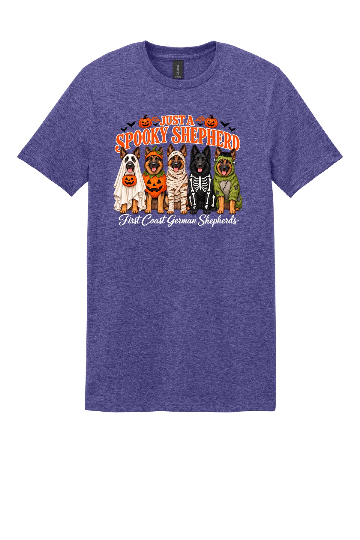 Spooky Shepherd Short Sleeve T-Shirt