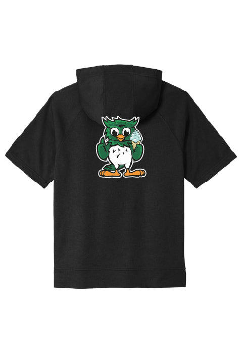 Spring Hootie Fleece Short Sleeve Hooded Pullover (adult)