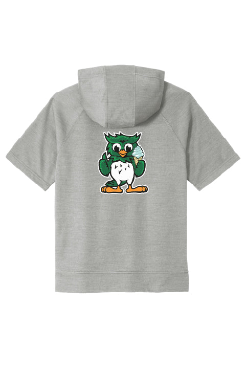 Spring Hootie Fleece Short Sleeve Hooded Pullover (adult)