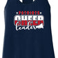 Patriots Cheerleader Racerback Tank navy