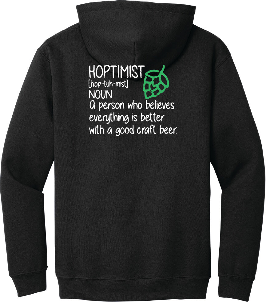 Hoptimist hoodie back