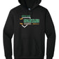 Notre Dame Baseball Hoodie (Youth) black, front