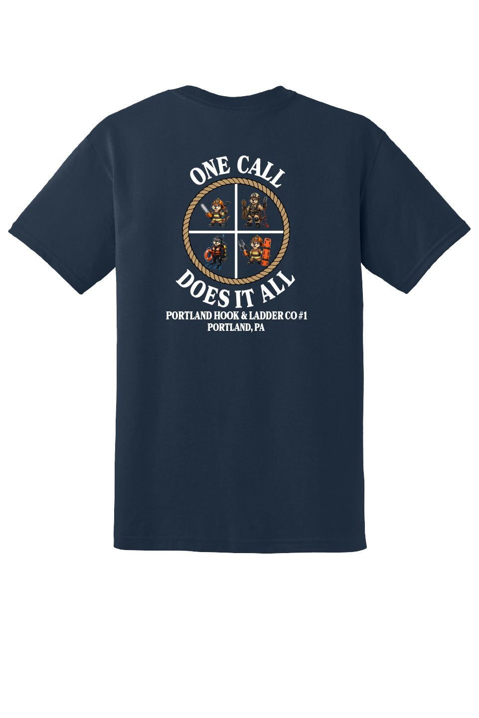 Otters One Call Does It All Pocket T-Shirt