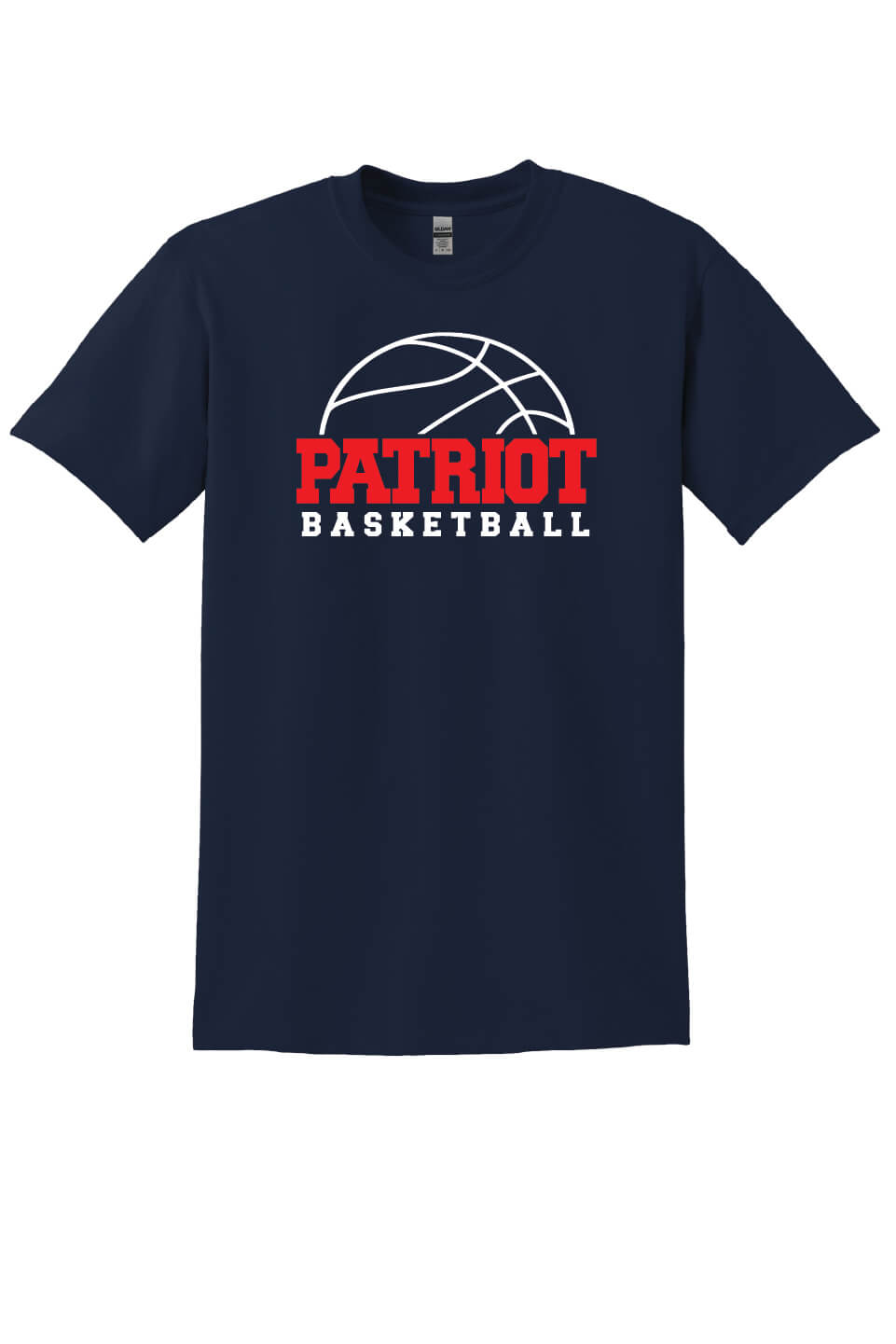Patriot Basketball Short Sleeve T-Shirt navy