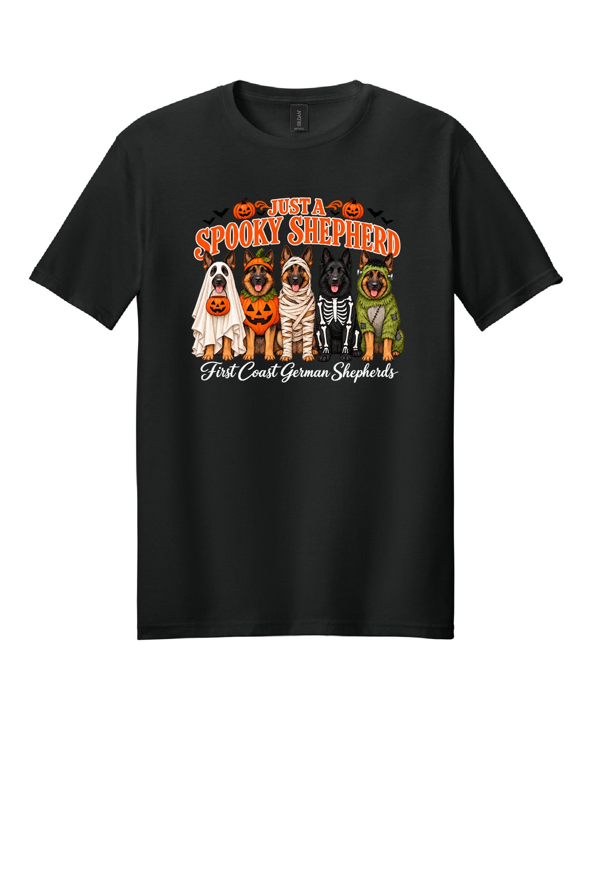 Spooky Shepherd Short Sleeve T-Shirt