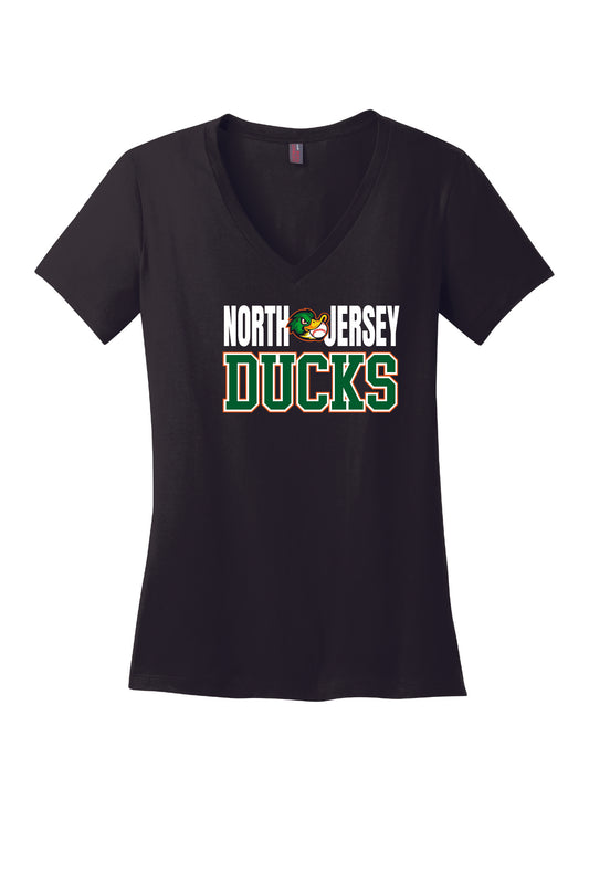 North Jersey Ducks V-Neck Short Sleeve T-Shirt