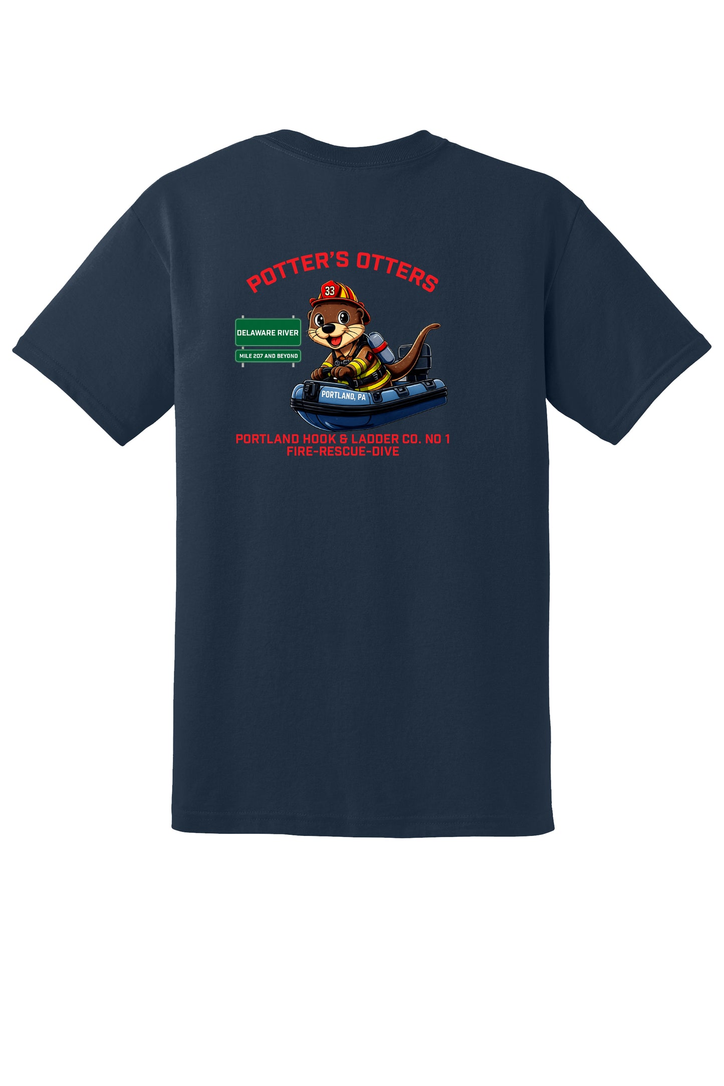 Potter's Otters Short Sleeve T-Shirt