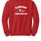 Blairstown JR Wrestling Crewneck Sweatshirt red