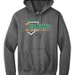 Notre Dame Baseball Hoodie (Youth) gray, front