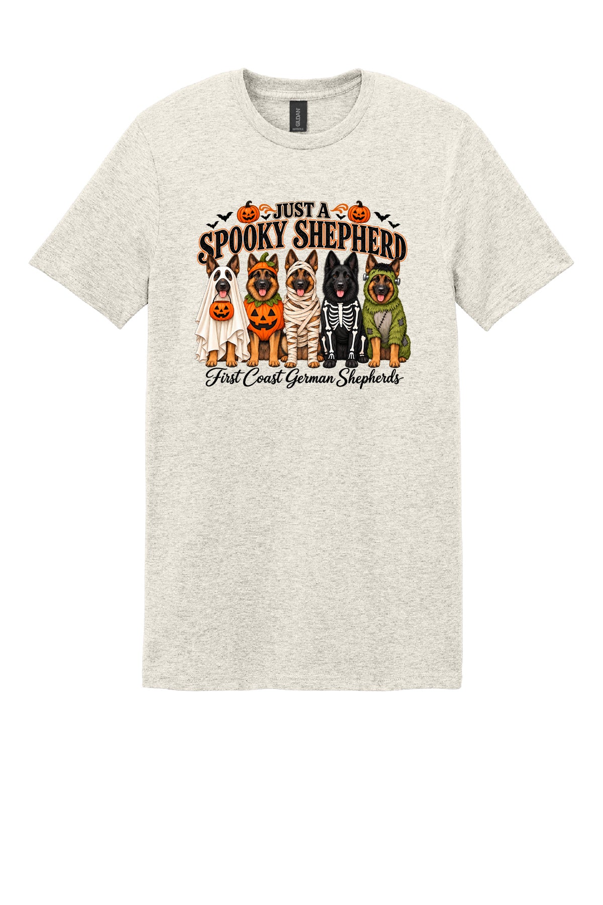 Spooky Shepherd Short Sleeve T-Shirt