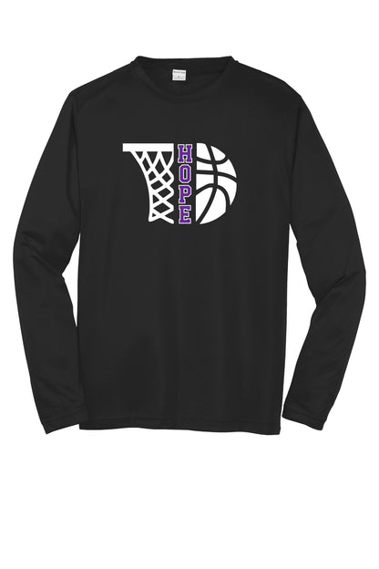 Hope Basketball Sport Tek Competitor Long Sleeve Shirt (Youth)