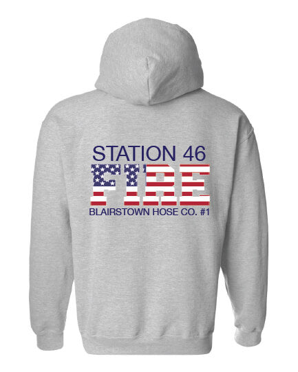 Hoodie gray back