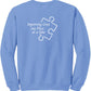 Crewneck Sweatshirt back blue