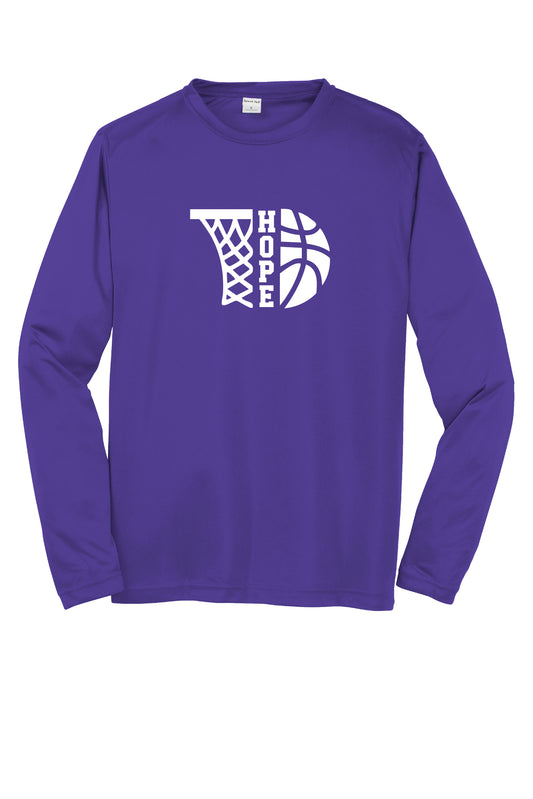Hope Basketball Sport Tek Competitor Long Sleeve Shirt (Youth)