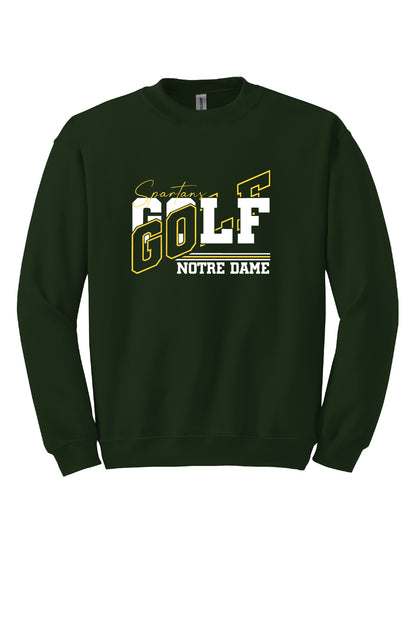 Spartans Golf  Crewneck Sweatshirt